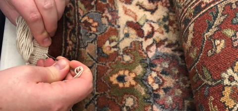 Indian Rug Restoration Rancho Santa Fe