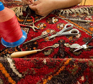 Tribal Rug Restoration Rancho Santa Fe